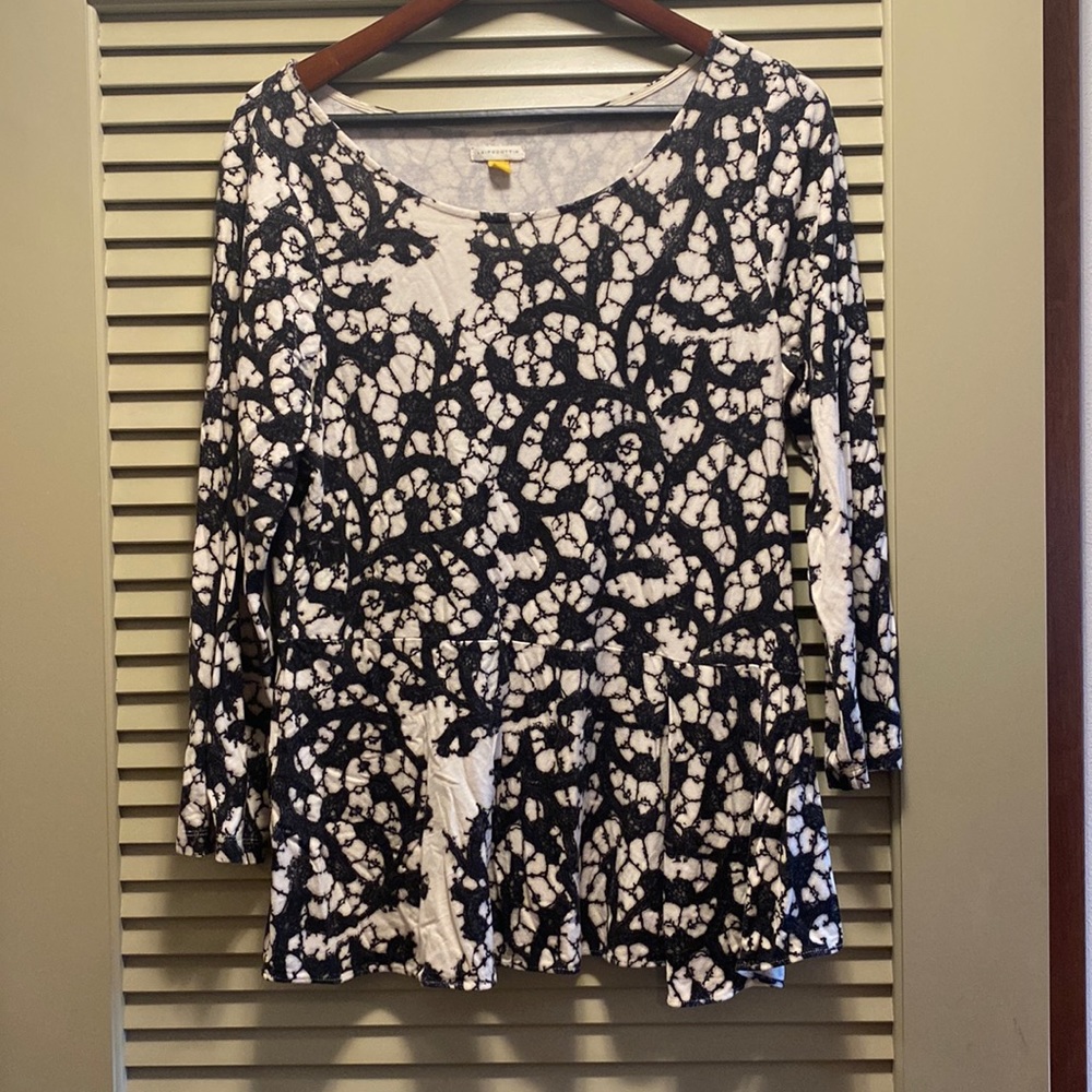 Lace Print Leifsdottir Top